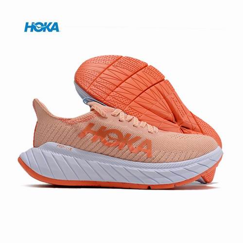 Cheap Hoka Carbon X 3 Women Running Shoes Red-09